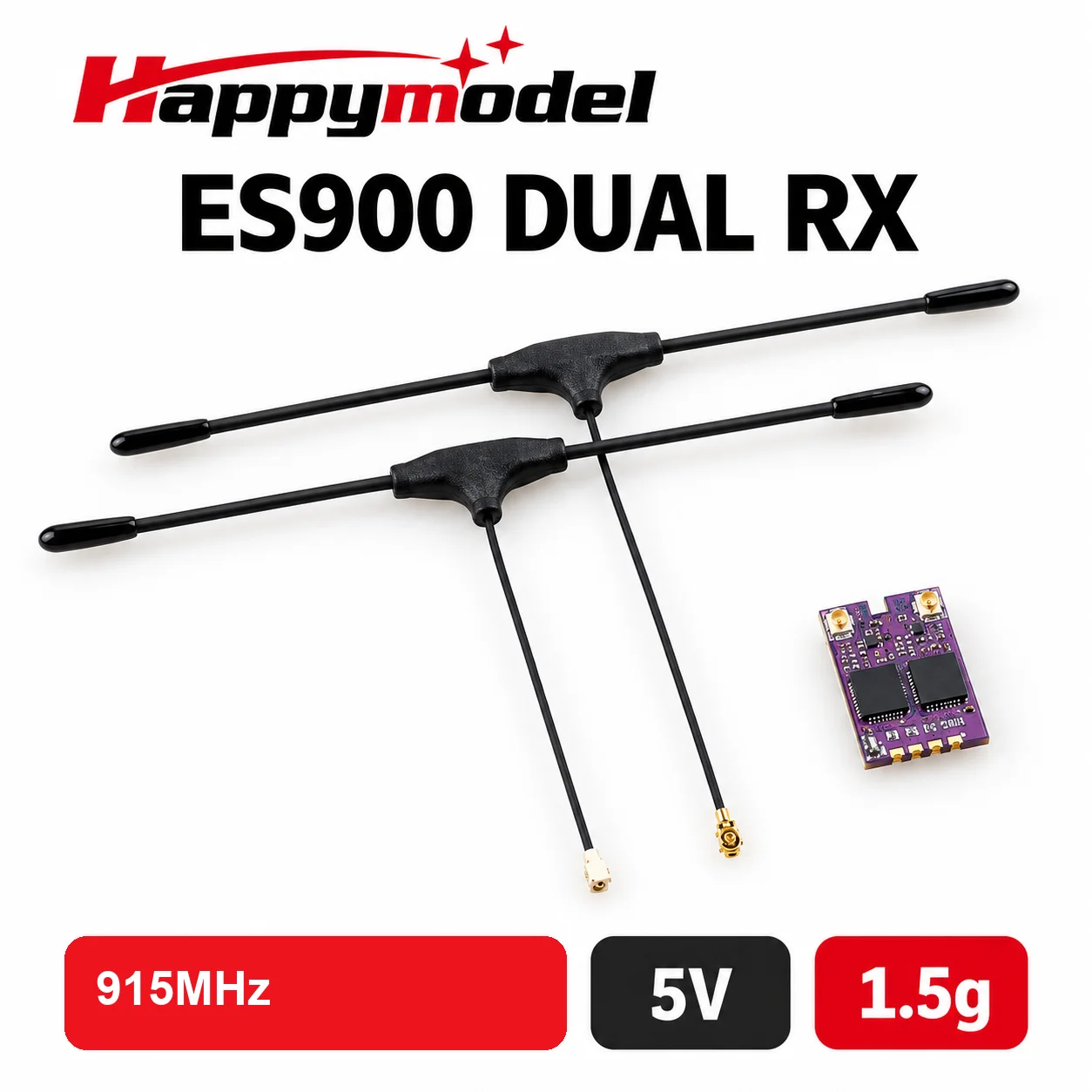 Drone Kit Long Range - HappyModel ES900 DUAL RX Ricevitore ELRS